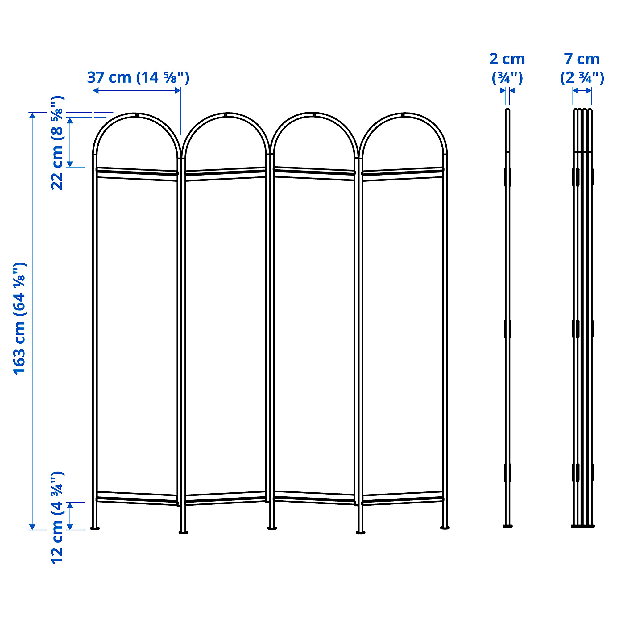 GRÅFJÄLLET room divider