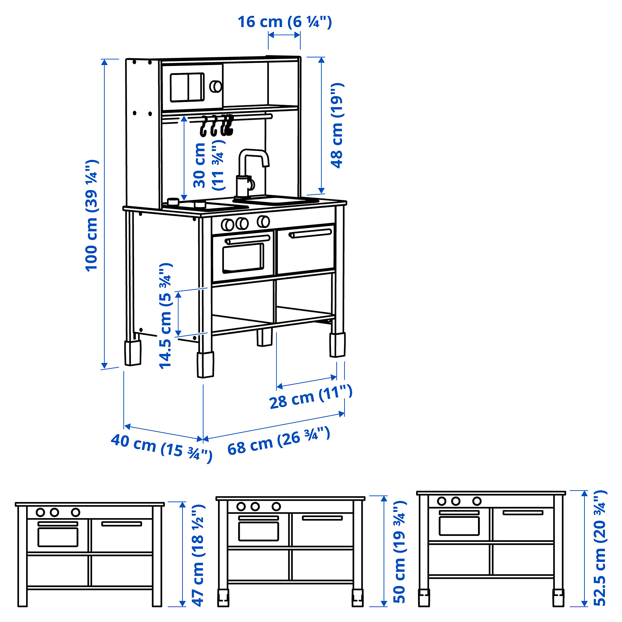 SILLTRUT kitchen for children