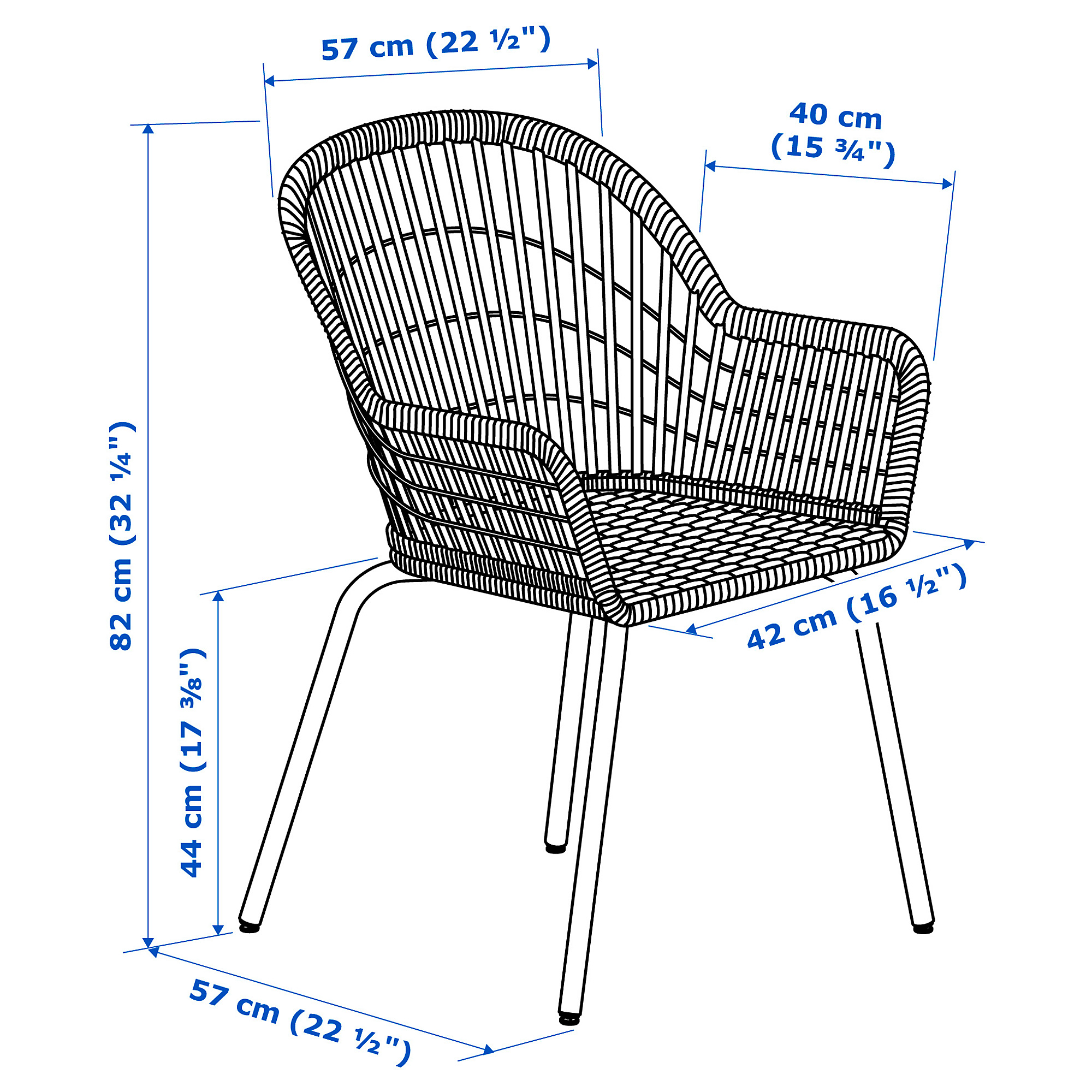 NILSOVE/NORNA - 餐椅附椅墊, 籐製白色/Laila 自然色| IKEA 線上購物