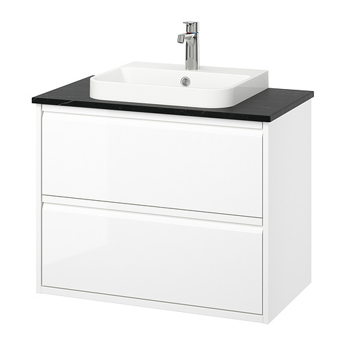 ÄNGSJÖN/BACKSJÖN wash-stnd w drawers/wash-basin/tap