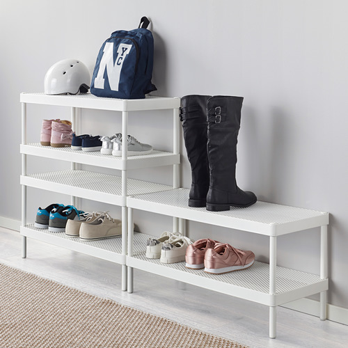 BAGGMUCK Shoe tray, indoor/outdoor, gray - IKEA