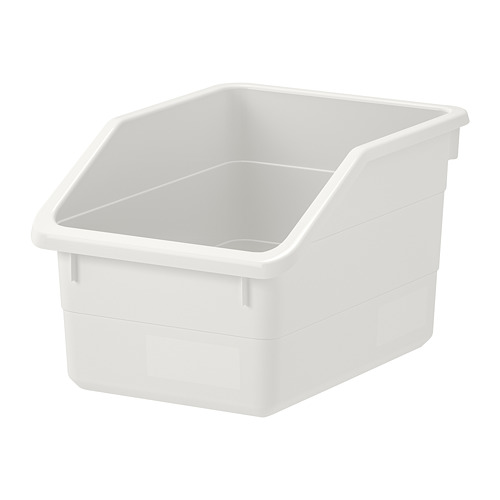 KUGGIS Boîte de rangement avec couvercle, blanc, 32x32x32 cm - IKEA