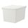 SOCKERBIT - box with lid, white, 38x51x30 cm | IKEA Taiwan Online - PE728058_S1