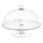 ARV BRÖLLOP Cake stand with lid, clear glass - IKEA