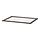 KOMPLEMENT - glass shelf, dark grey, 75x58 cm | IKEA Taiwan Online - PE834882_S1