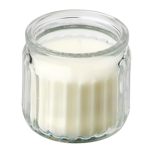 JÄMLIK scented candle in glass