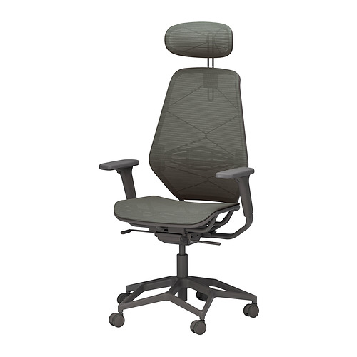 UTESPELARE / STYRSPEL gaming desk and chair, black/grey - IKEA