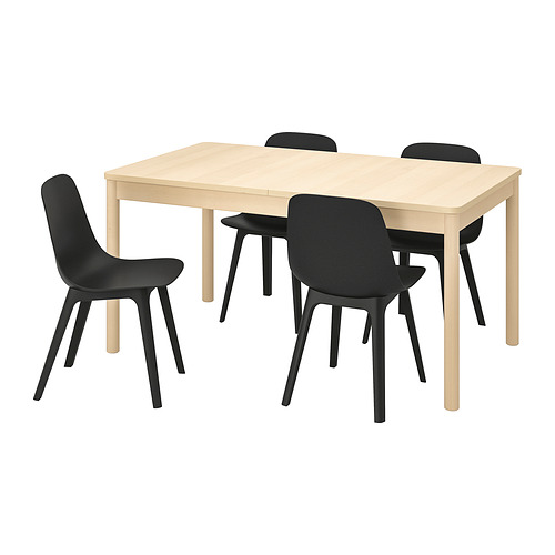 RÖNNINGE/ODGER table and 4 chairs