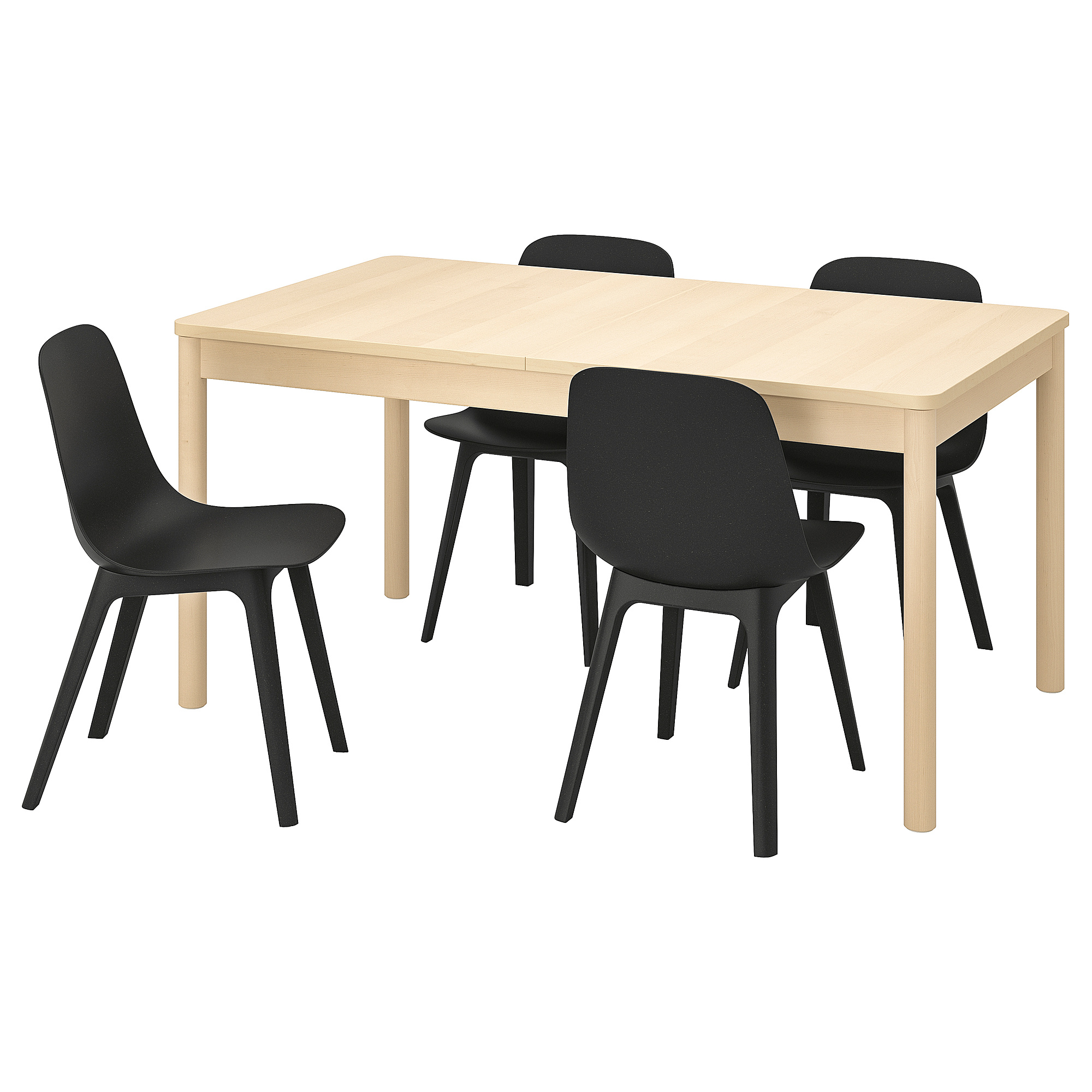 RÖNNINGE/ODGER table and 4 chairs