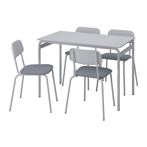 GRÅSALA/GRÅSALA 餐桌附4張餐椅