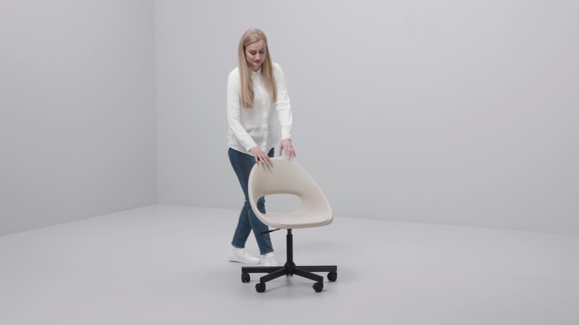 ELDBERGET / MALSKÄR Swivel chair, dark gray/black - IKEA