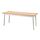 PINNTORP - table, light brown stained/white stained, 185x75 cm | IKEA Taiwan Online - PE872933_S1