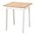 PINNTORP - 桌子, 淺棕色/染白色, 65x65 公分 | IKEA 線上購物 - PE872934_S1