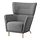 OSKARSHAMN - wing chair, Tibbleby beige/grey | IKEA Taiwan Online - PE872954_S1