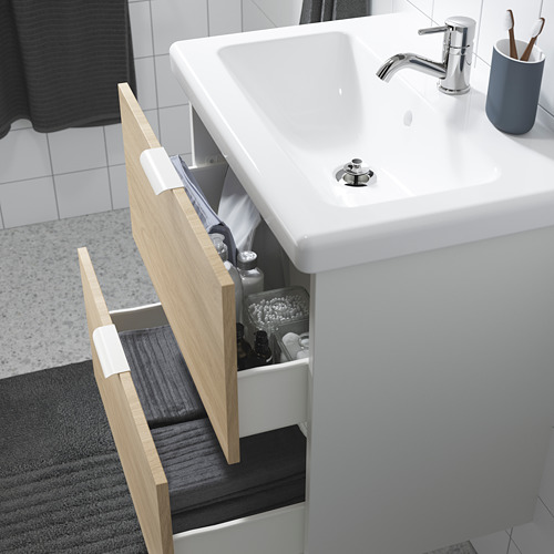 ENHET/TVÄLLEN wash-stnd w drawers/wash-basin/tap