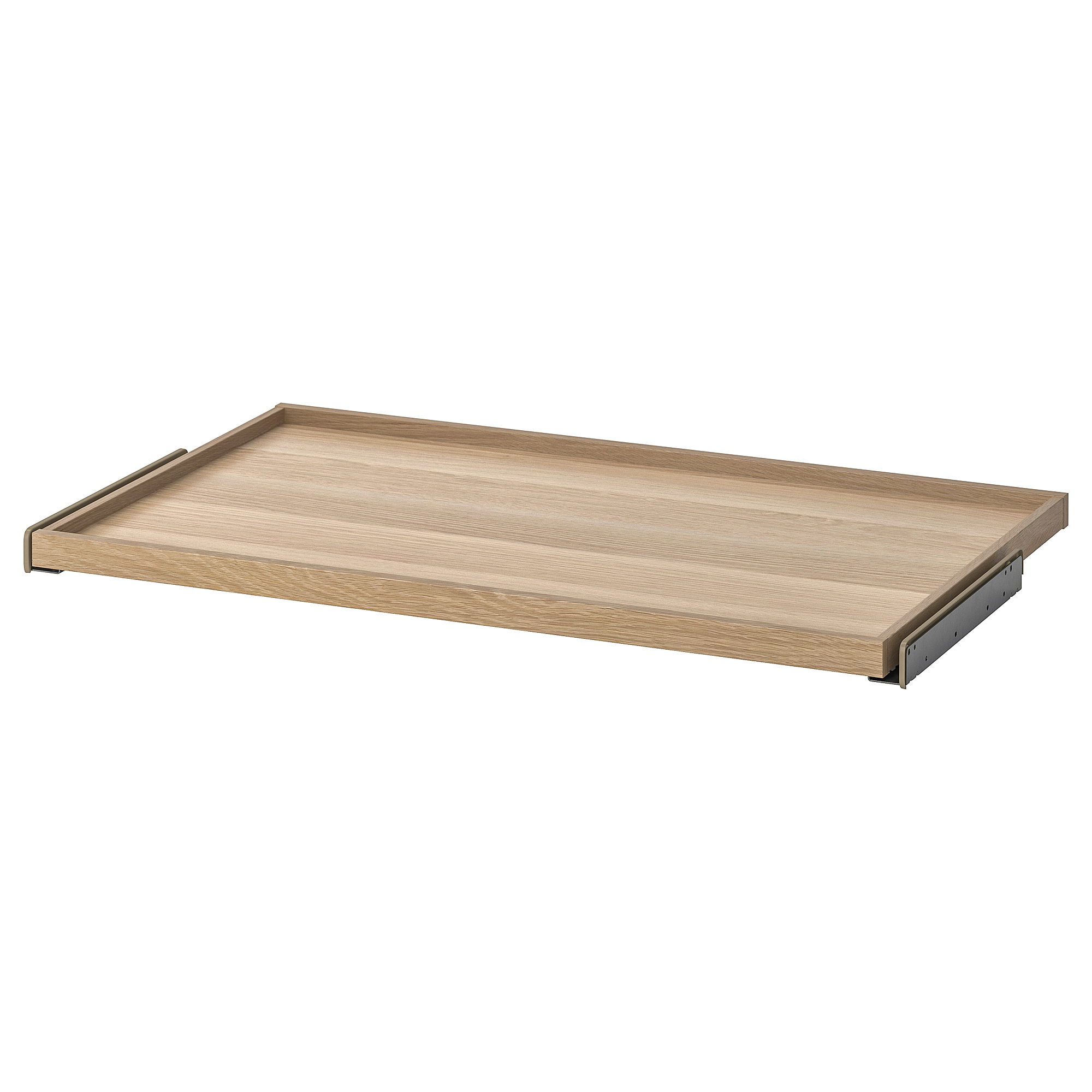 KOMPLEMENT - 外拉式收納盤, 染白橡木紋, 96.5x56.3x3.5 公分| IKEA 