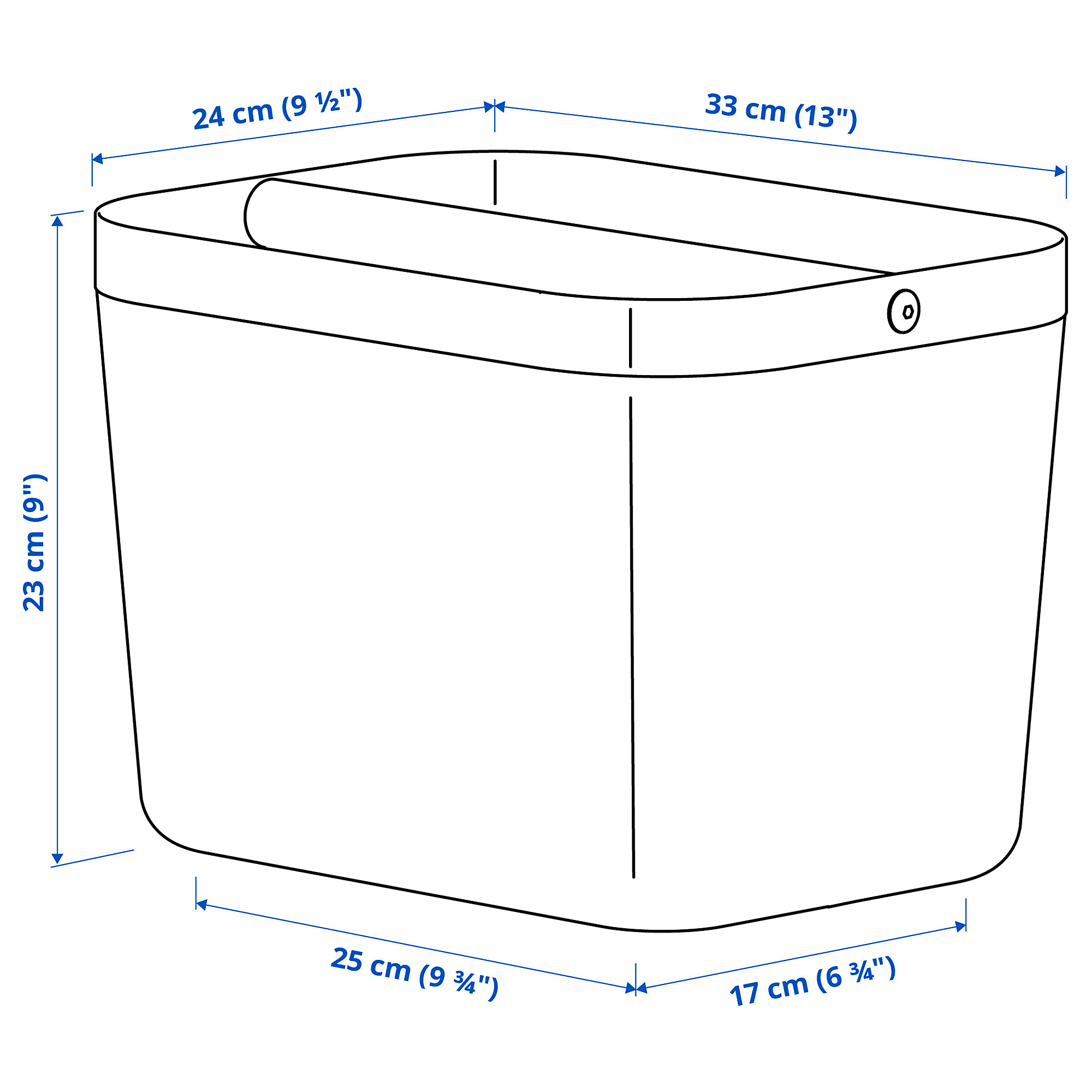 RISATORP basket with compartments