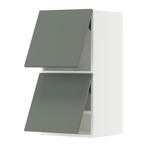 METOD wall cabinet horizontal w 2 doors