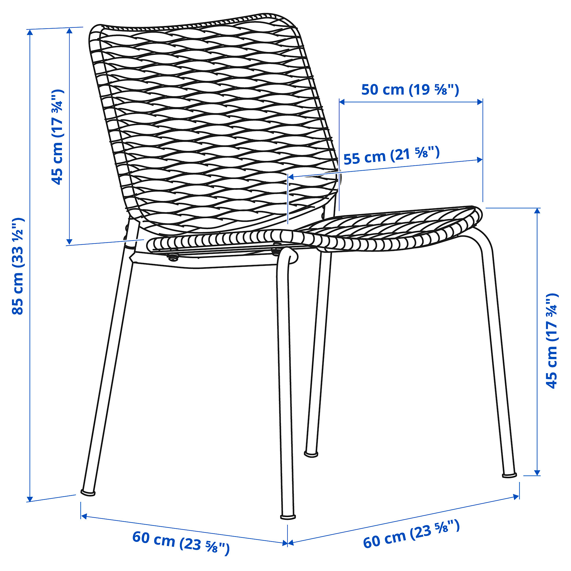 TEGELÖN chair, in/outdoor