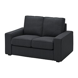KIVIK - compact 2-seat sofa, Tresund anthracite, 133x85x67 cm