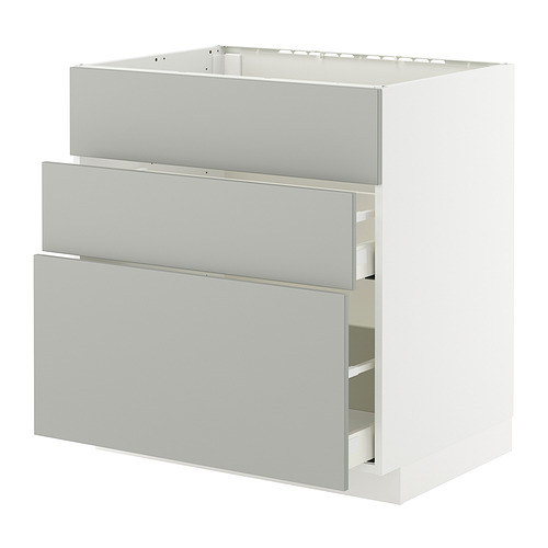 METOD/MAXIMERA base cab f sink+3 fronts/2 drawers