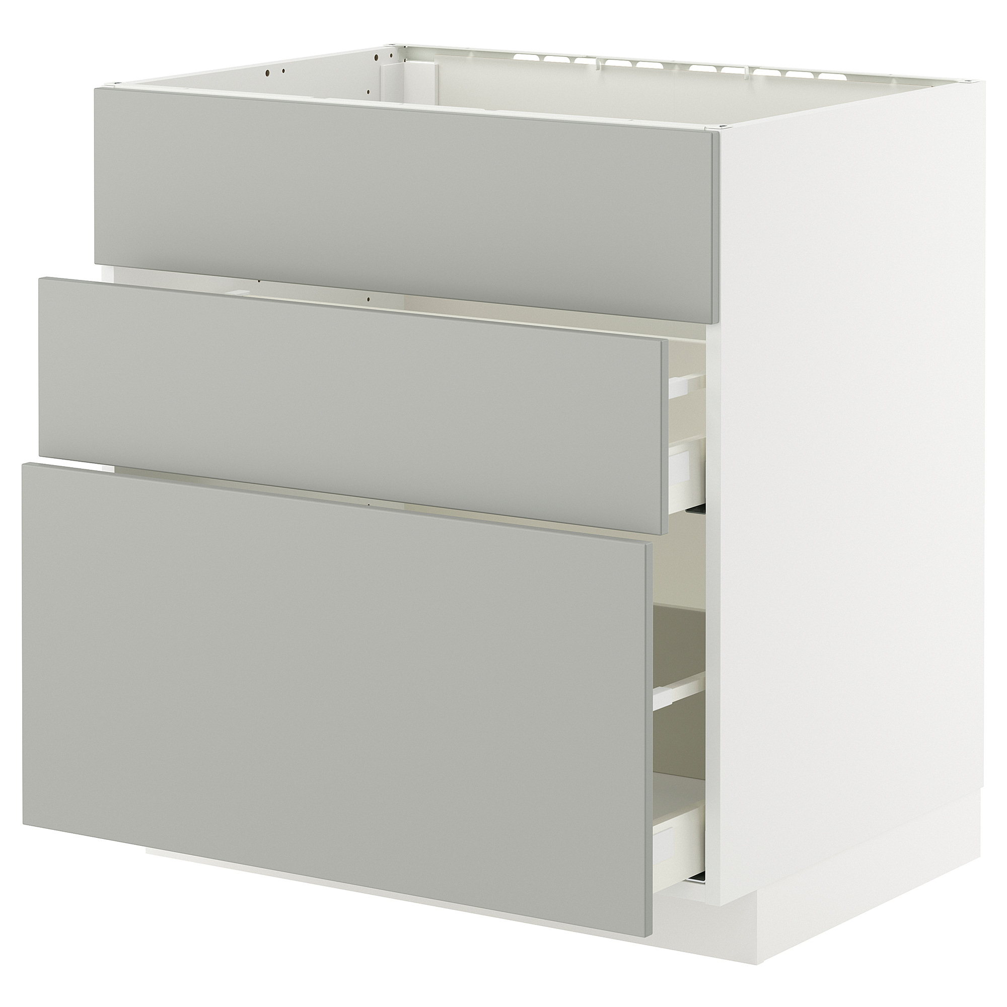 METOD/MAXIMERA base cab f sink+3 fronts/2 drawers