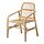 SALNÖ - chair with armrests, rattan | IKEA Taiwan Online - PE915021_S1