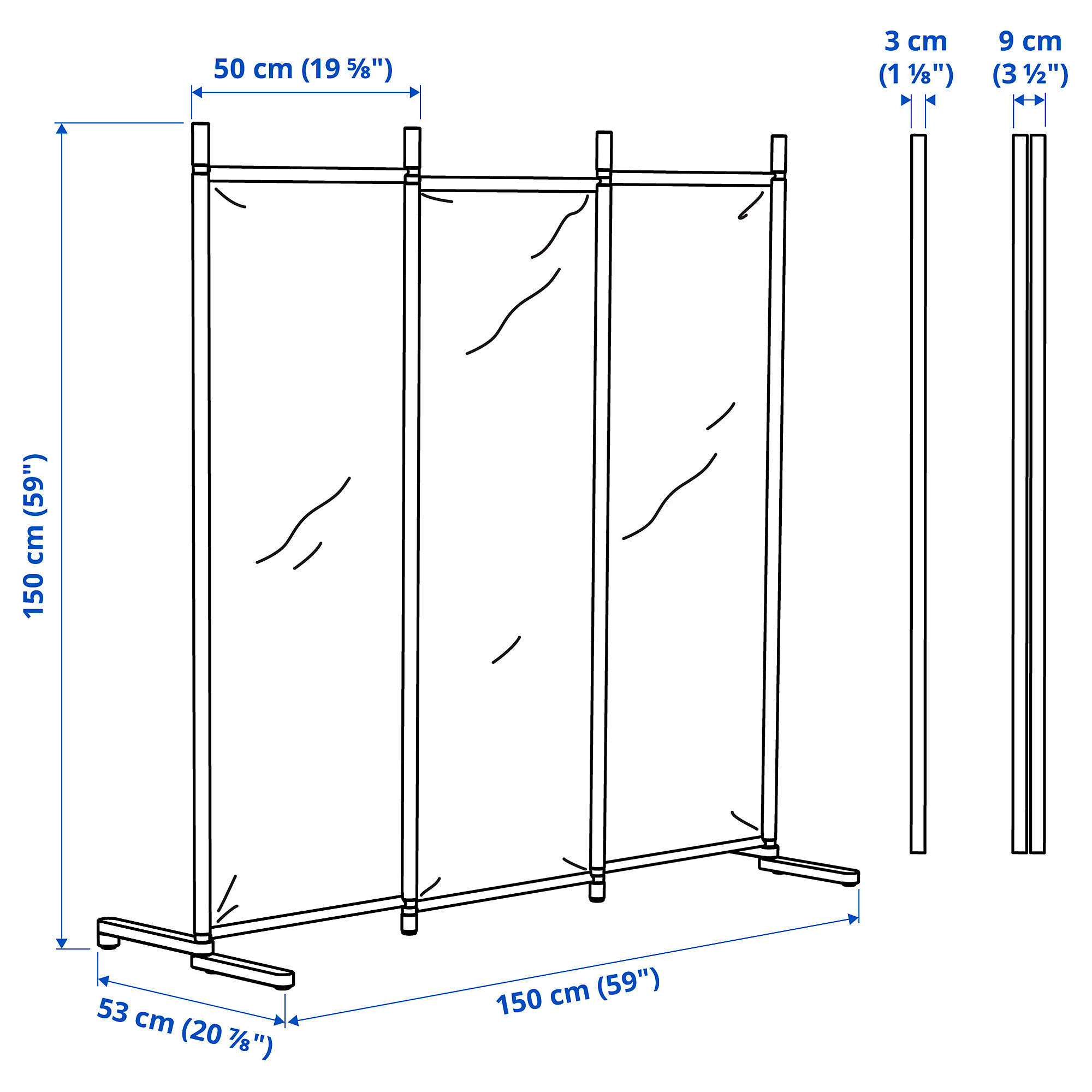 GLAMBERGET room divider