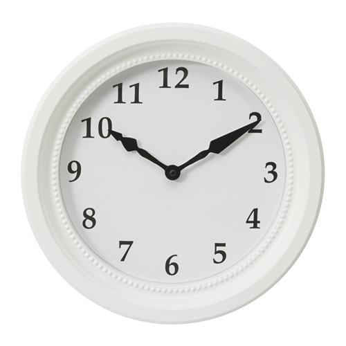 BONDTOLVAN Alarm clock, analog/pale pink, 3 ¼x3 ½ - IKEA