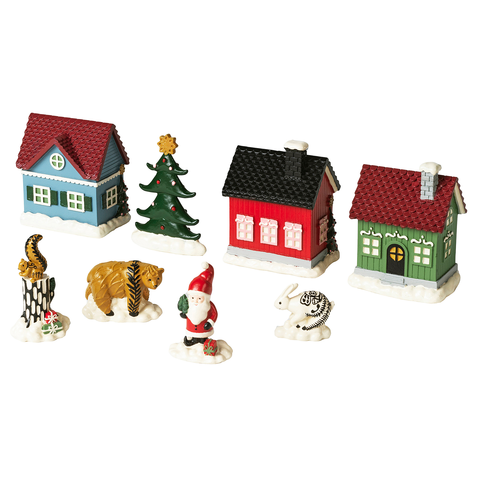 VINTERFINT decoration set of 8