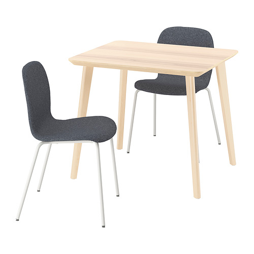 LISABO/KARLPETTER table and 2 chairs