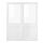 GRIMO - pair of sliding doors, glass/white, 150x201 cm | IKEA Taiwan Online - PE944075_S1