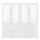 GRIMO - pair of sliding doors, glass/white, 200x201 cm | IKEA Taiwan Online - PE944078_S1