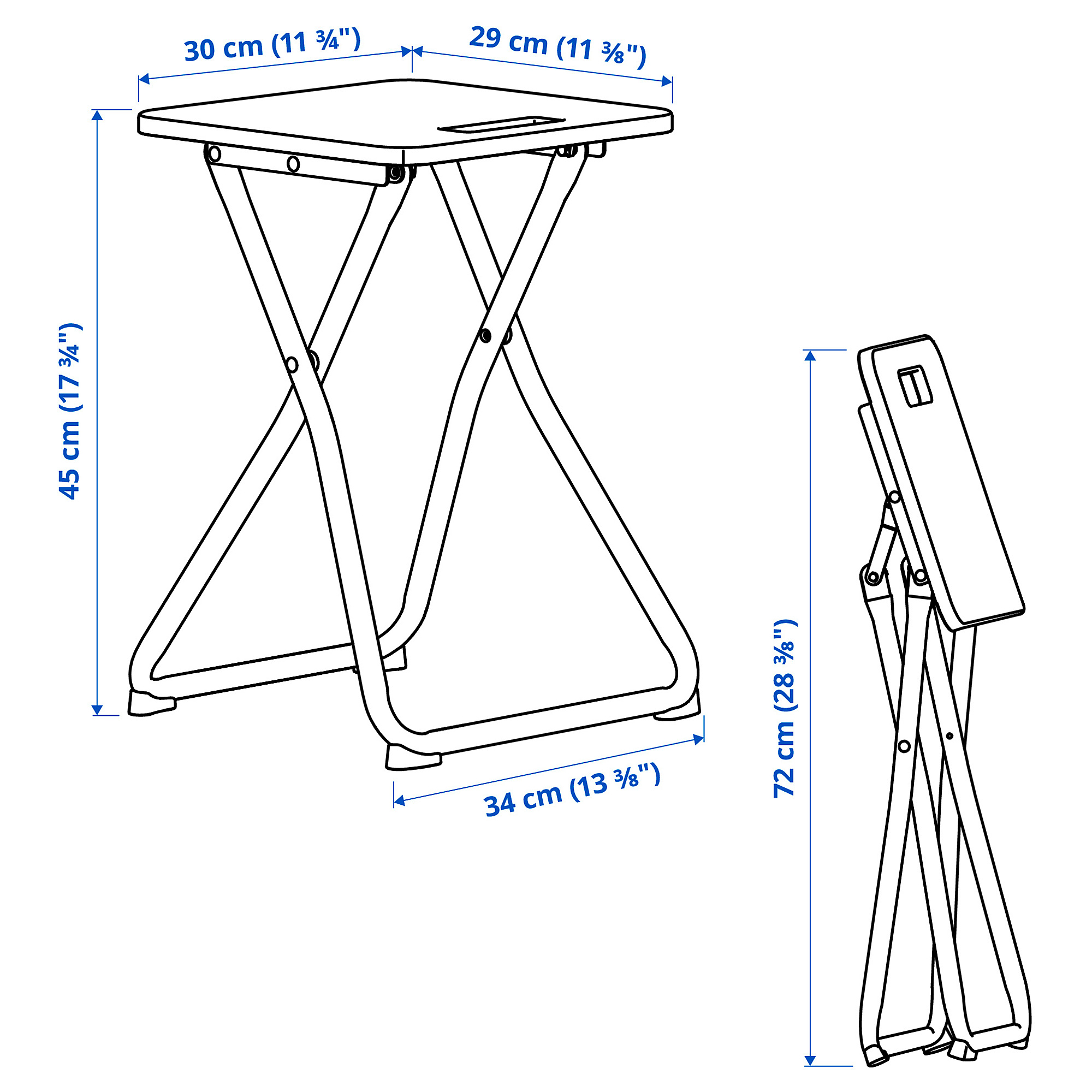 GUNDE folding stool