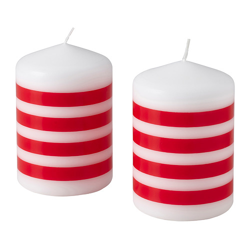 VINTERFINT unscented pillar candle