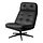 HAVBERG - swivel armchair, Grann/Bomstad black | IKEA Taiwan Online - PE876337_S1