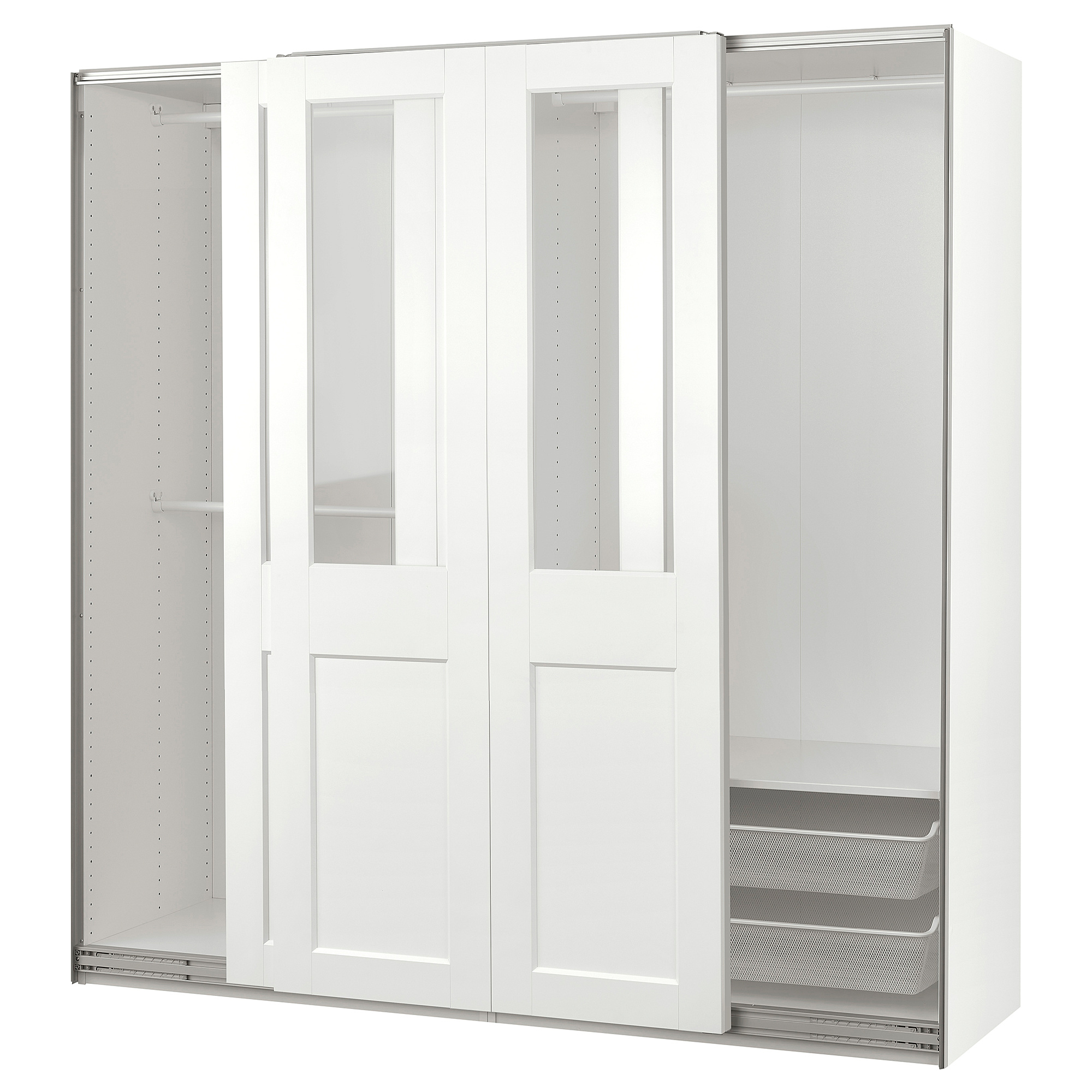PAX/GRIMO wardrobe with sliding doors