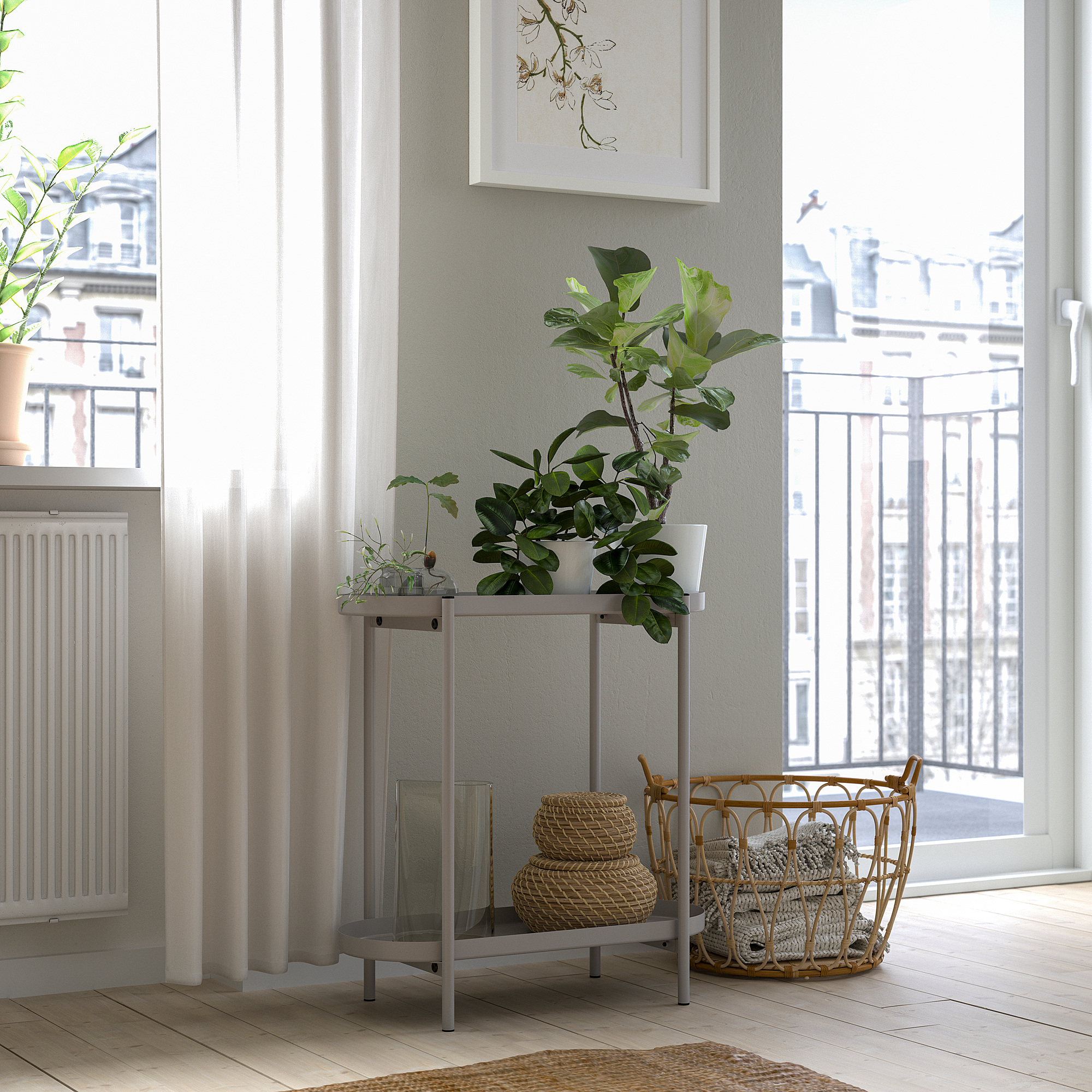 OLIVBLAD plant stand