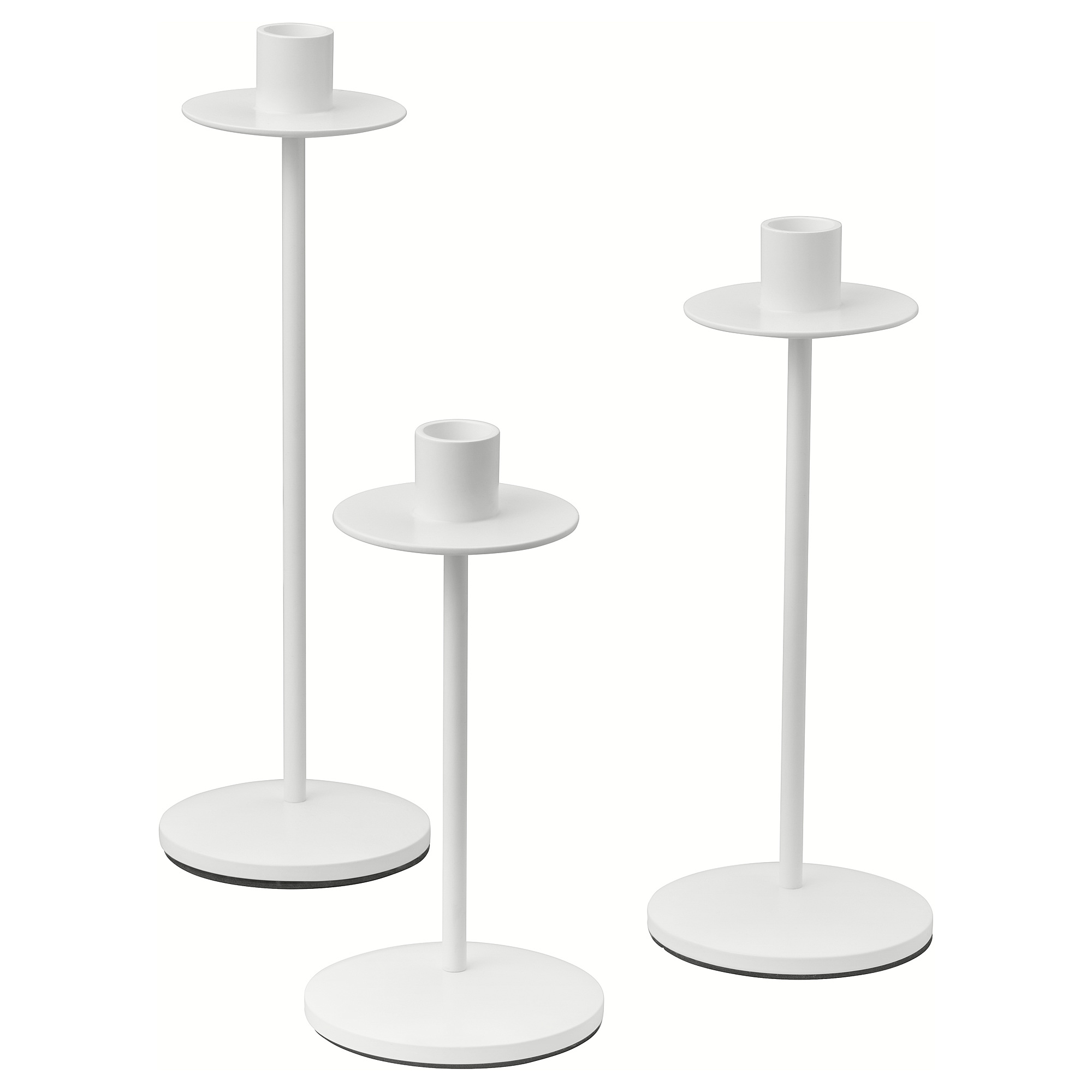 FRÖJDA candlestick, set of 3