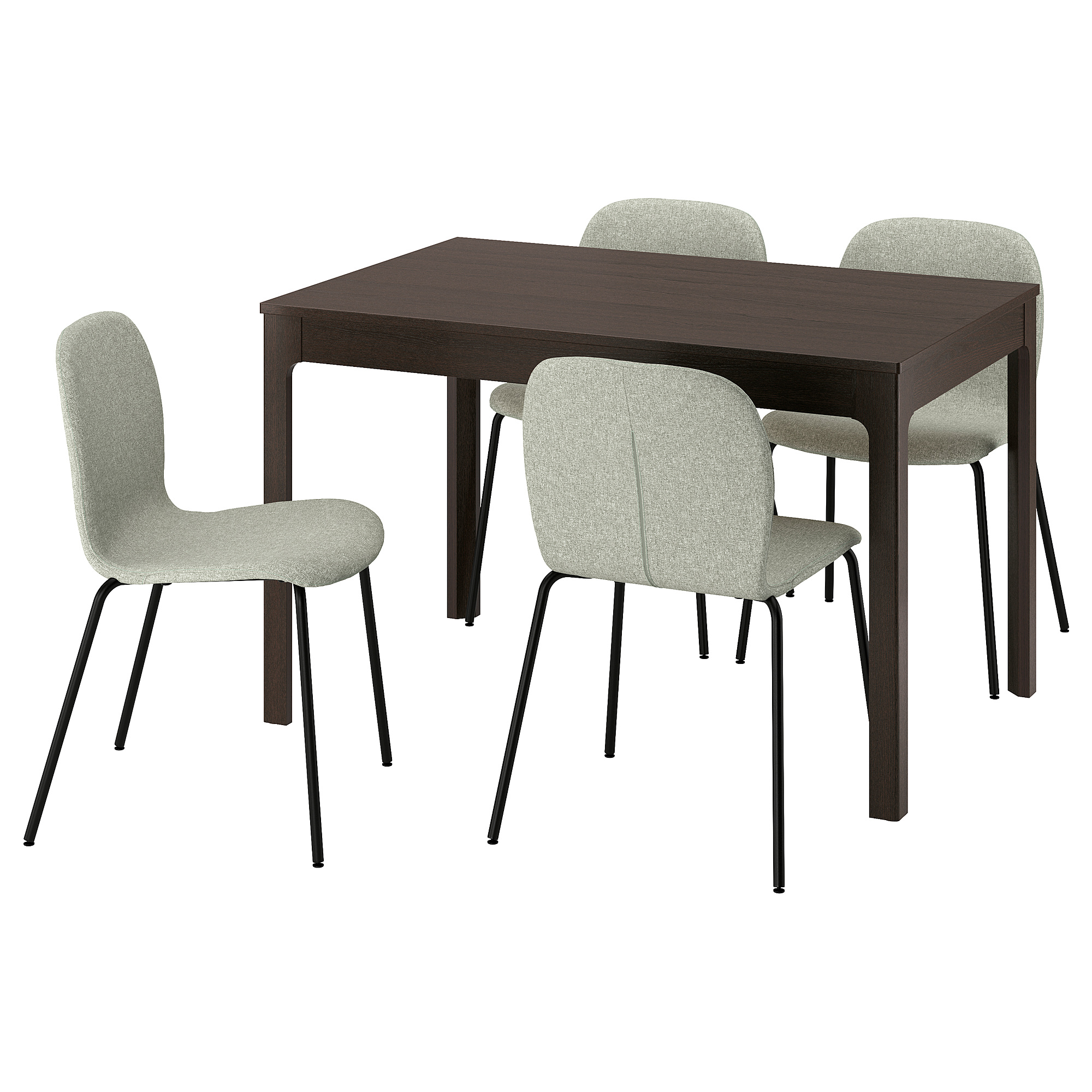 EKEDALEN/KARLPETTER table and 4 chairs