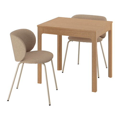 EKEDALEN/KRYLBO table and 2 chairs