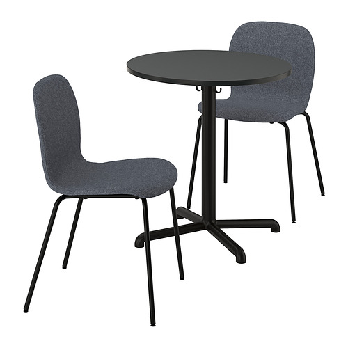STENSELE/KARLPETTER table and 2 chairs
