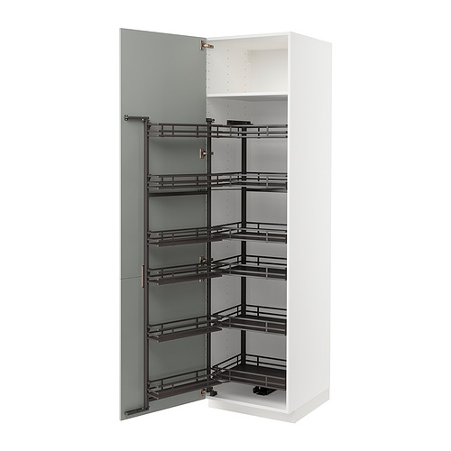 METOD high cabinet with pull-out larder