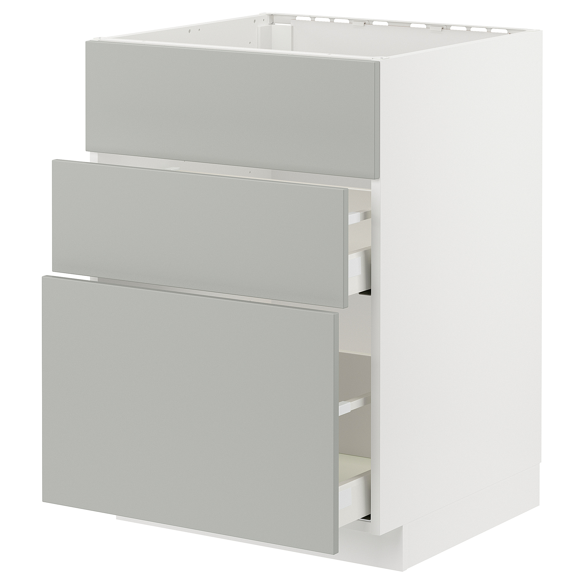 METOD/MAXIMERA base cab f sink+3 fronts/2 drawers