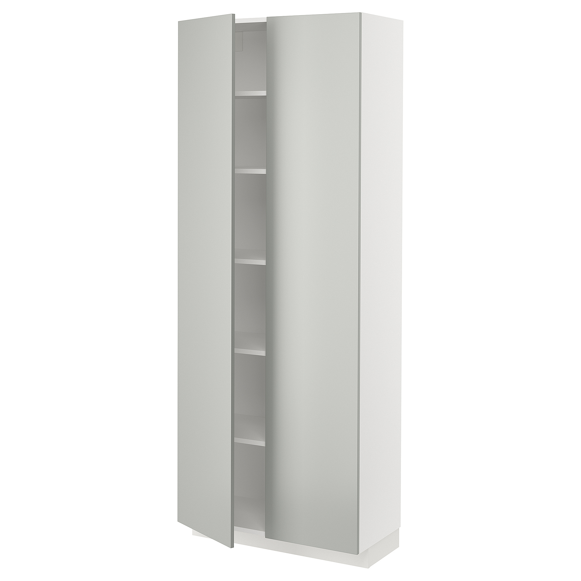 METOD high cabinet with shelves