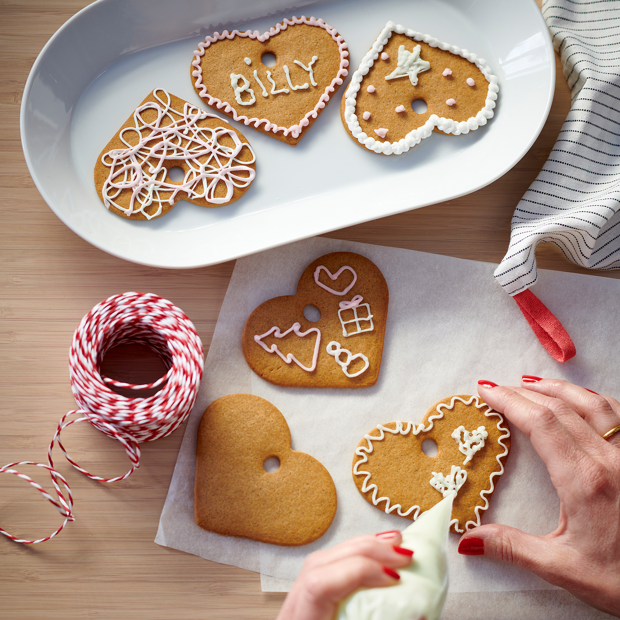 VINTERSAGA gingerbread hearts