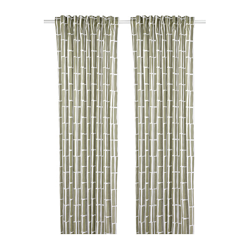 SKOGSSTJÄRNA curtains, 1 pair