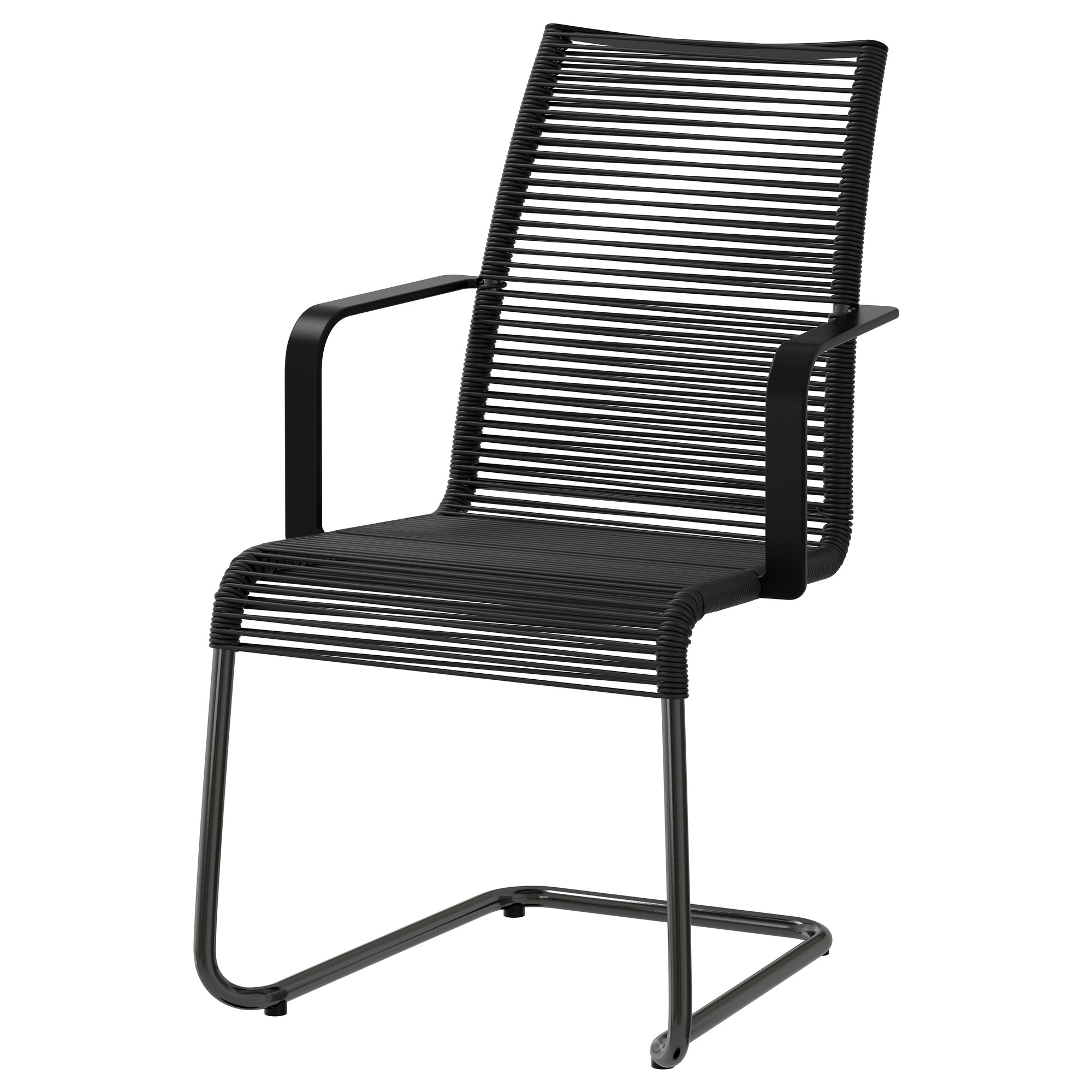 VÄSMAN chair with armrests, outdoor
