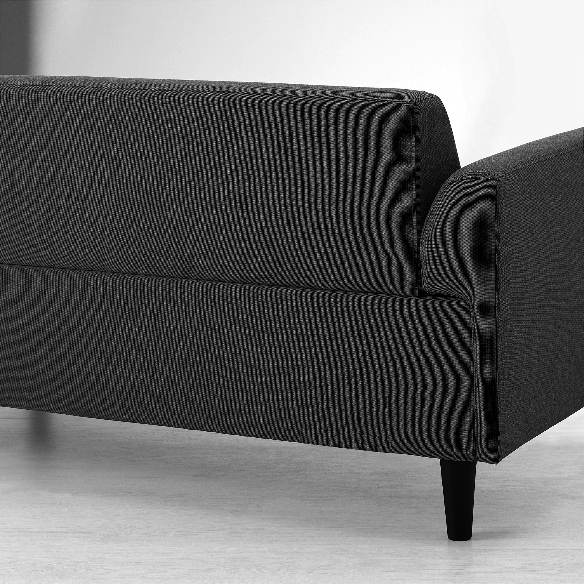 HEMLINGBY - 2-seat sofa, Knisa dark grey, 145x71.5x71.5 cm | IKEA 