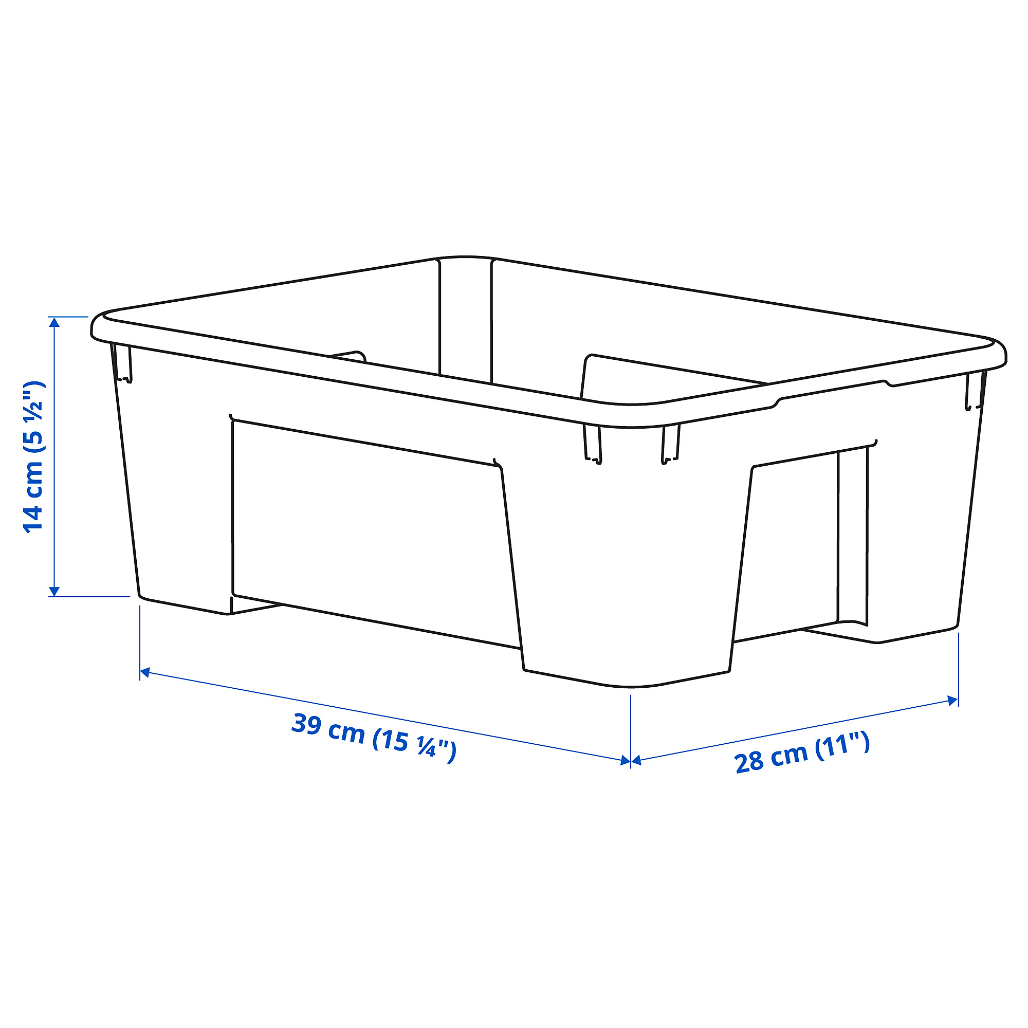 Samla 收納盒39x28x14公分 11公升 透明 Ikea 線上購物 Ikea 線上購物 選購家具 燈飾 家飾品等